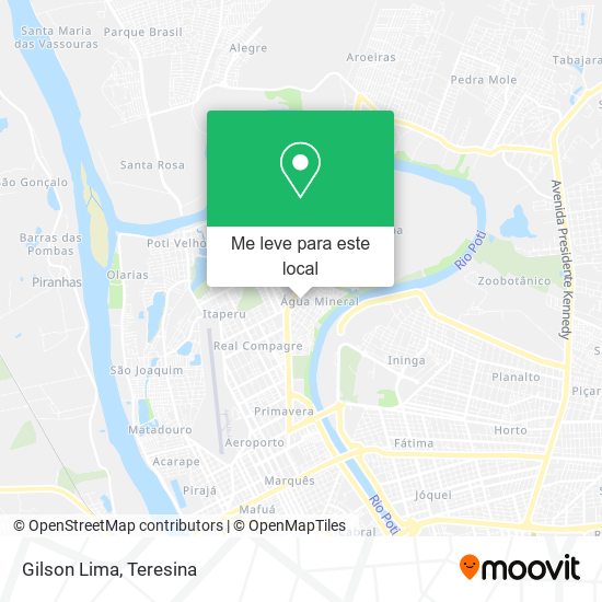 Gilson Lima mapa