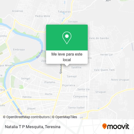Natalia T P Mesquita mapa