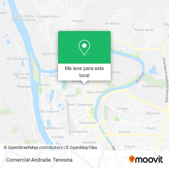 Comercial Andrade mapa