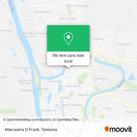 Mercearia O Frank mapa