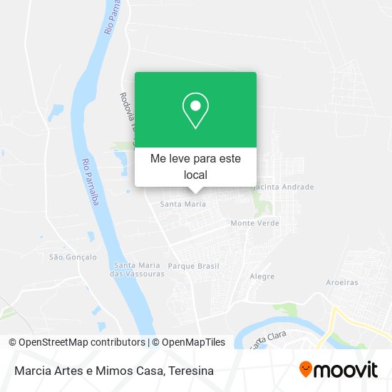 Marcia Artes e Mimos Casa mapa
