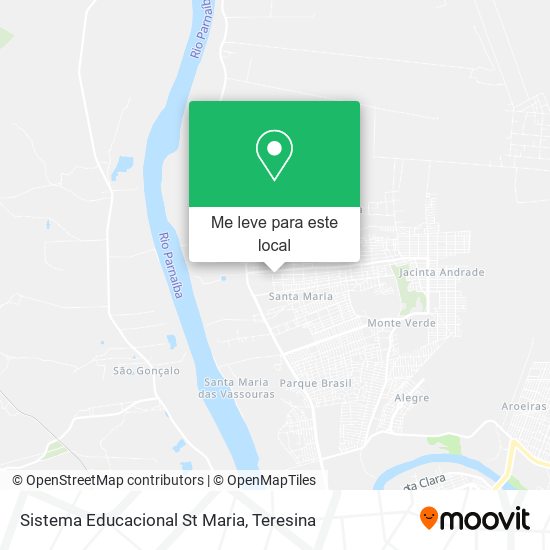 Sistema Educacional St Maria mapa