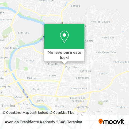 Avenida Presidente Kennedy 2846 mapa