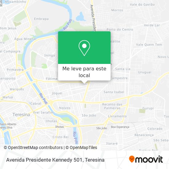 Avenida Presidente Kennedy 501 mapa