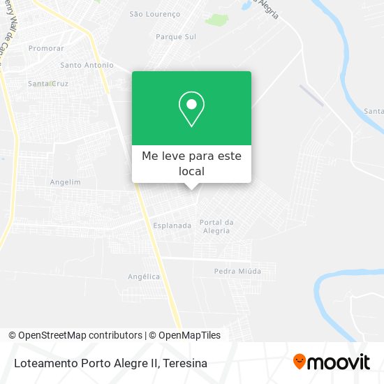 Loteamento Porto Alegre II mapa