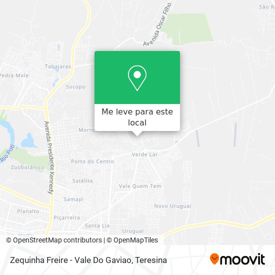 Zequinha Freire - Vale Do Gaviao mapa