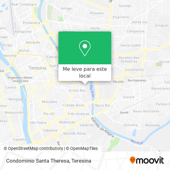 Condominio Santa Theresa mapa