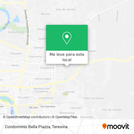 Condomínio Bella Piazza mapa