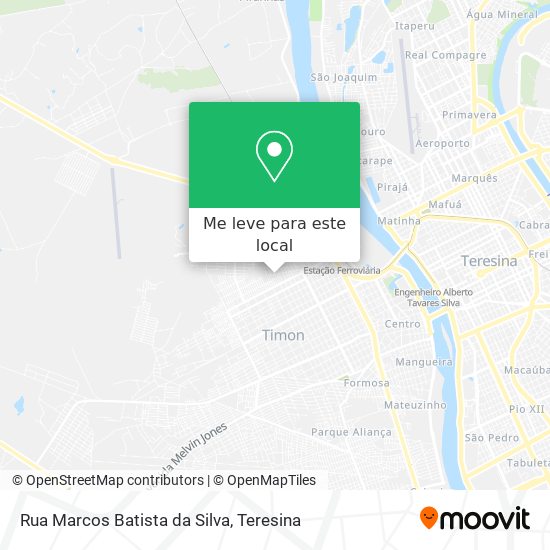 Rua Marcos Batista da Silva mapa