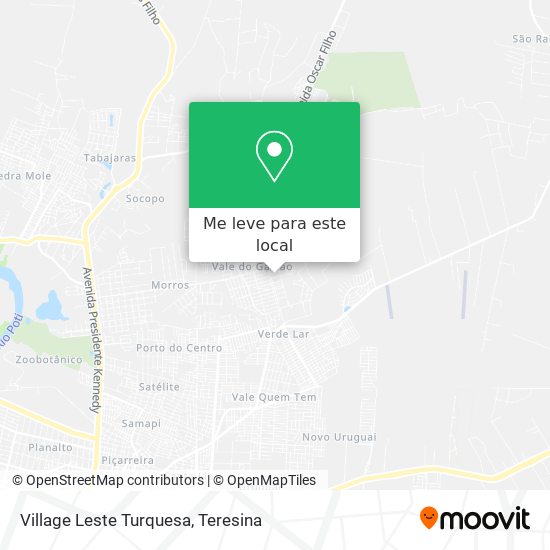 Village Leste Turquesa mapa