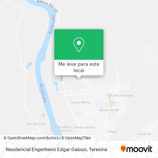 Residencial Engenheiro Edgar Gaioso mapa