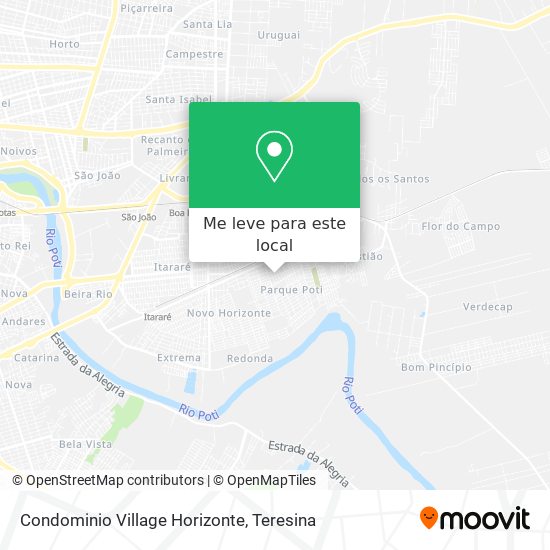 Condominio Village Horizonte mapa
