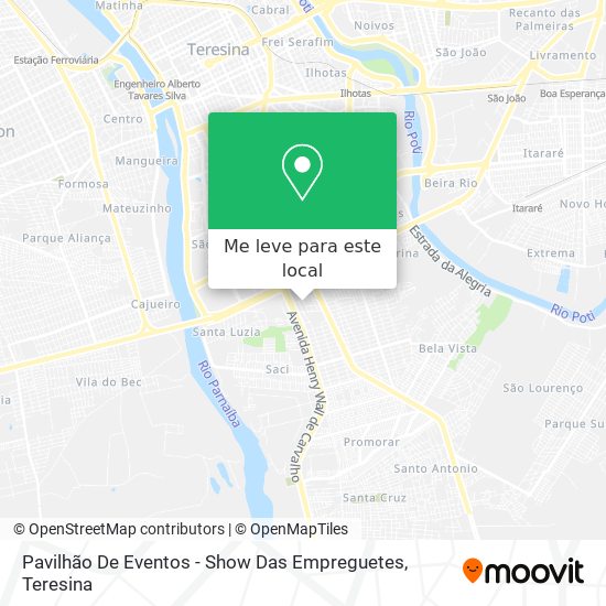 Pavilhão De Eventos - Show Das Empreguetes mapa