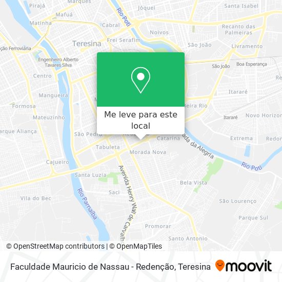 Faculdade Mauricio de Nassau - Redenção mapa