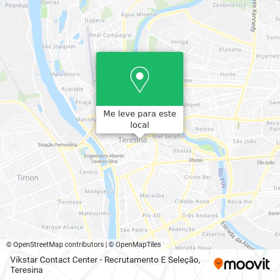 Vikstar Contact Center - Recrutamento E Seleção mapa