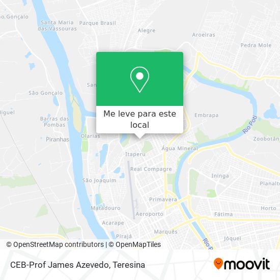 CEB-Prof James Azevedo mapa