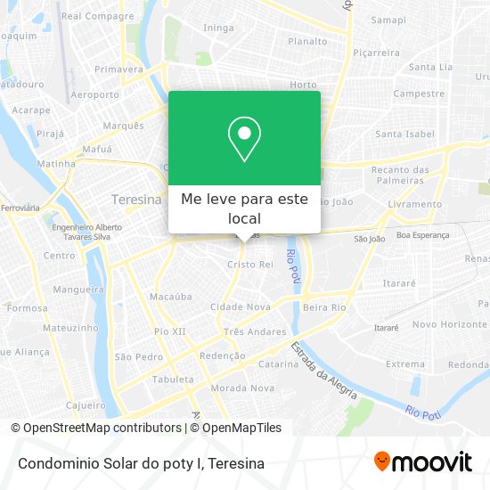 Condominio Solar do poty I mapa