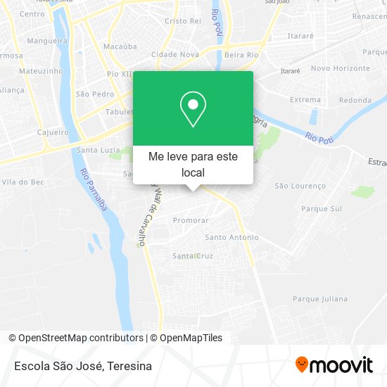 Escola São José mapa