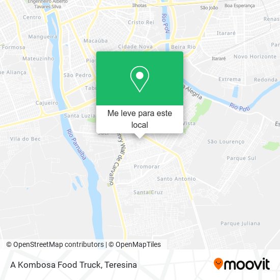 A Kombosa Food Truck mapa