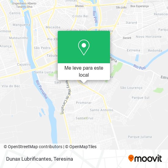 Dunax Lubrificantes mapa