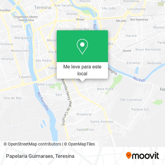 Papelaria Guimaraes mapa