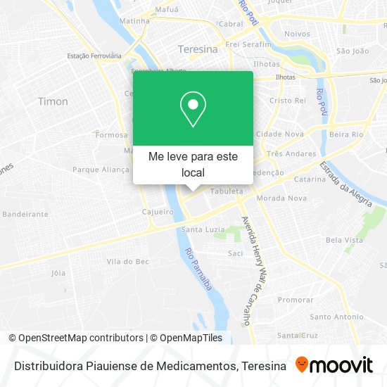 Distribuidora Piauiense de Medicamentos mapa