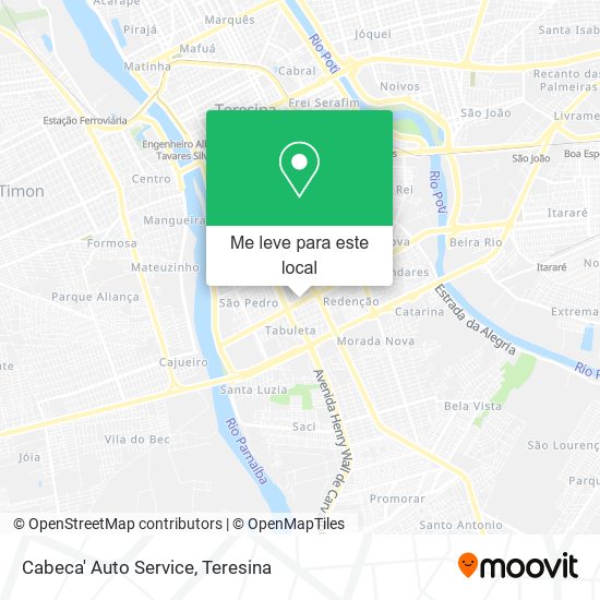 Cabeca' Auto Service mapa