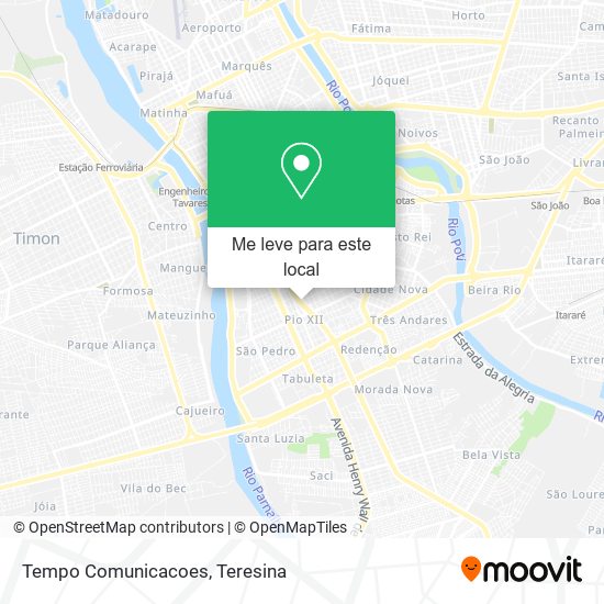 Tempo Comunicacoes mapa