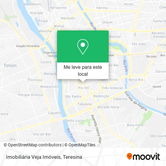 Imobiliária Veja Imóveis mapa