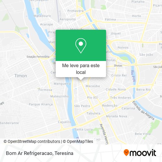 Bom Ar Refrigeracao mapa