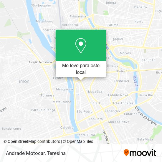 Andrade Motocar mapa