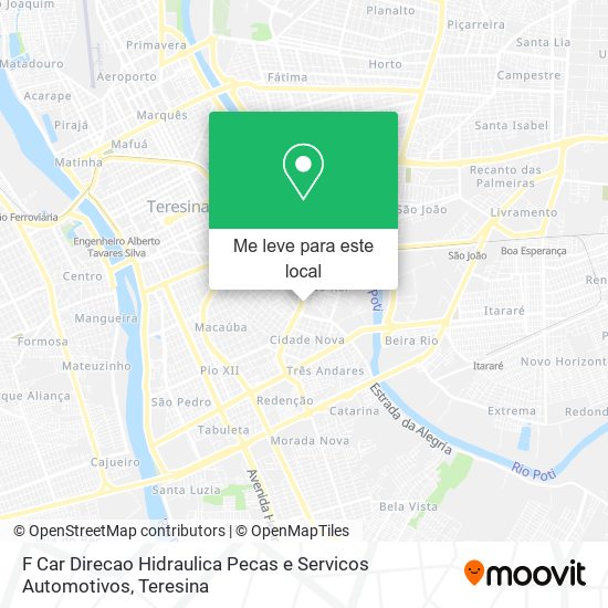 F Car Direcao Hidraulica Pecas e Servicos Automotivos mapa
