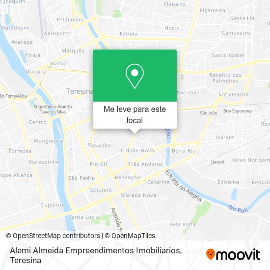 Alemi Almeida Empreendimentos Imobiliarios mapa