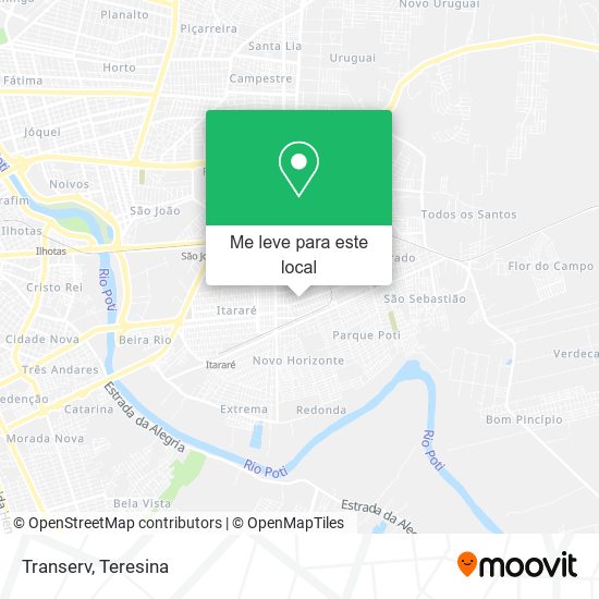 Transerv mapa