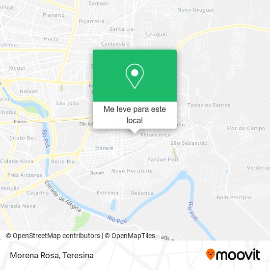 Morena Rosa mapa