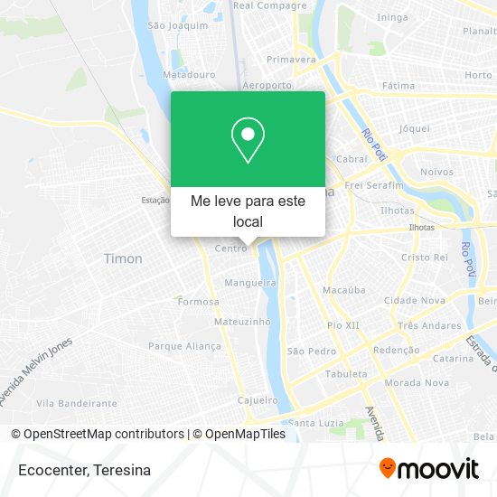 Ecocenter mapa