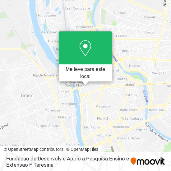 Fundacao de Desenvolv e Apoio a Pesquisa Ensino e Extensao F mapa