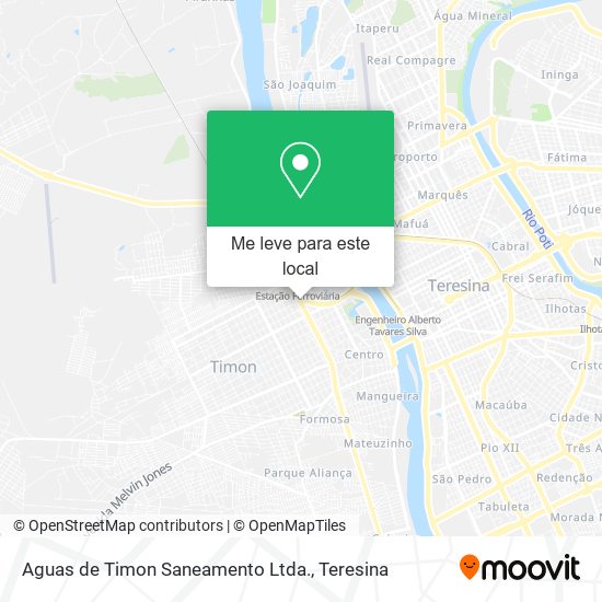 Aguas de Timon Saneamento Ltda. mapa