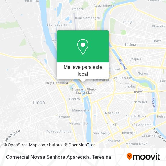 Comercial Nossa Senhora Aparecida mapa