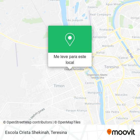 Escola Crista Shekinah mapa