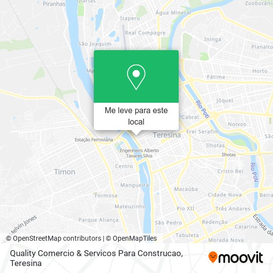 Quality Comercio & Servicos Para Construcao mapa