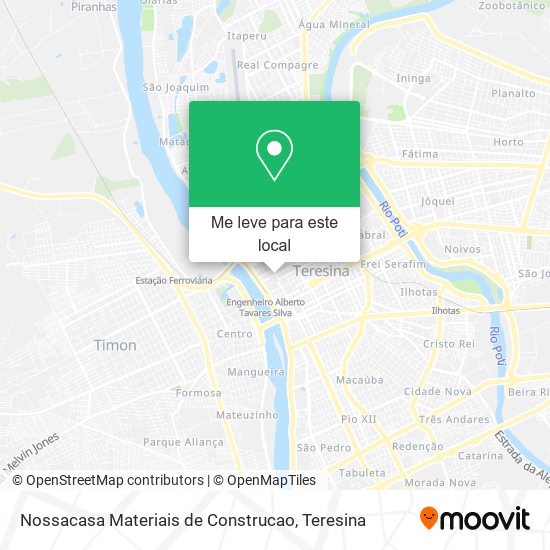 Nossacasa Materiais de Construcao mapa