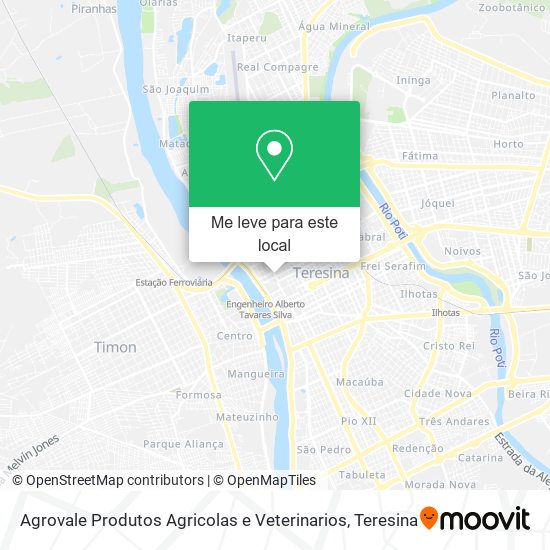 Agrovale Produtos Agricolas e Veterinarios mapa