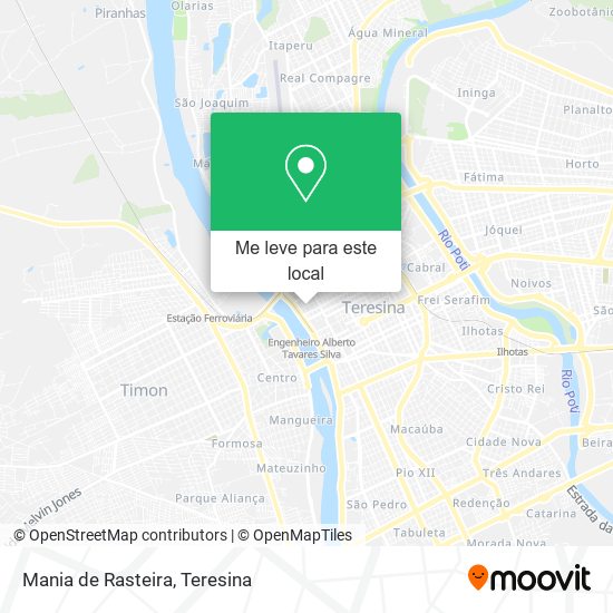 Mania de Rasteira mapa