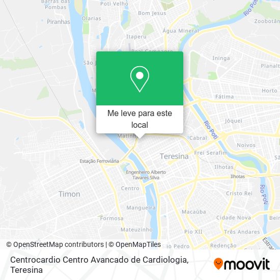 Centrocardio Centro Avancado de Cardiologia mapa