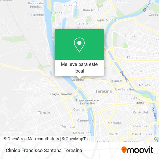 Clínica Francisco Santana mapa