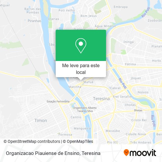 Organizacao Piauiense de Ensino mapa