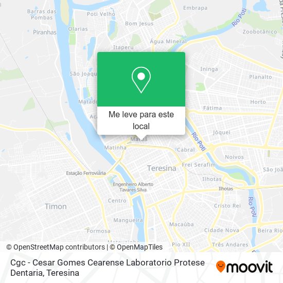 Cgc - Cesar Gomes Cearense Laboratorio Protese Dentaria mapa