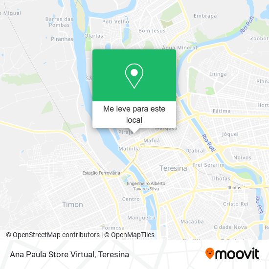 Ana Paula Store Virtual mapa