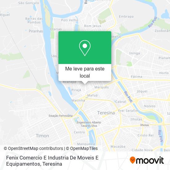 Fenix Comercio E Industria De Moveis E Equipamentos mapa